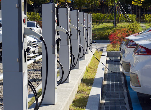 Electric car charging stations